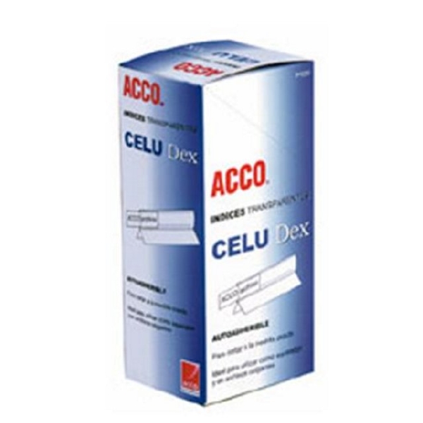 Indices acco celudex acetato ct-21  c/25 sobres